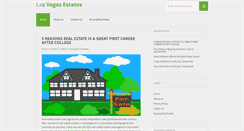 Desktop Screenshot of las-vegas-estates.com