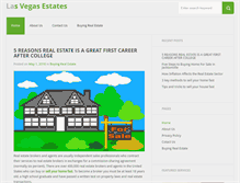 Tablet Screenshot of las-vegas-estates.com